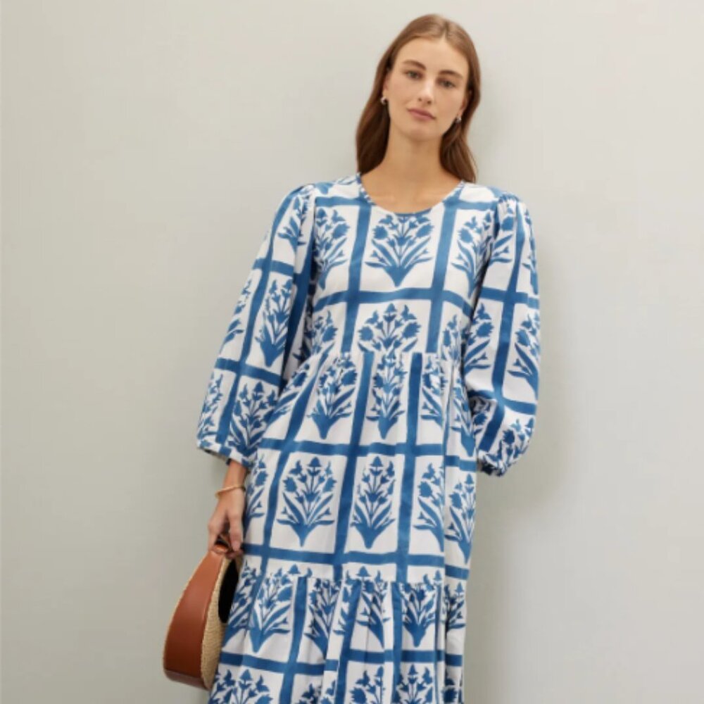 SZ Blockprints Midi Orti Dress